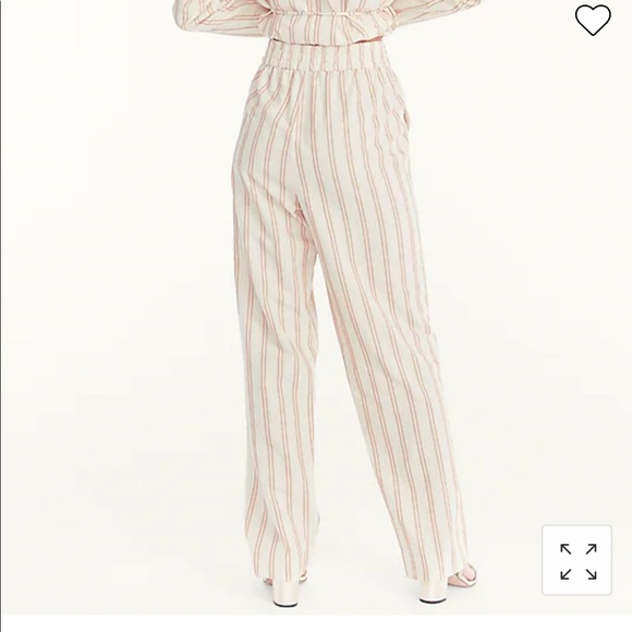 Jcrew pull on cotton blend pant in stripe - Picture 4 of 10